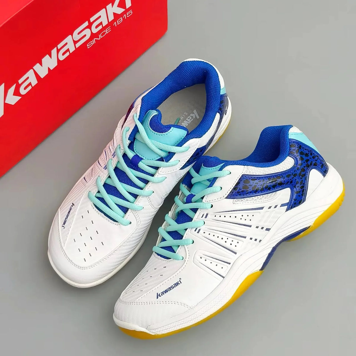 Scarpe da badminton professionali Kawasaki: scarpe sportive traspiranti e antiscivolo per uomo e donna, sneakers K-063