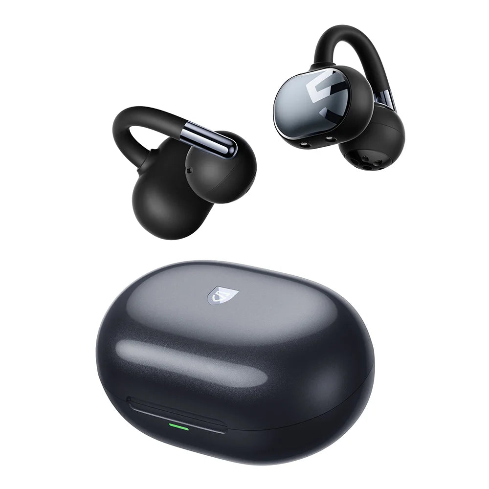 SoundPEATS Clip1 Open Ear Wireless headphones Dolby Audio Bluetooth 5.4 Earphone Clip On Sports Earbuds with Hi-Res LDAC, IPX5