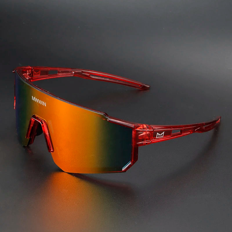 MWWIN Cycling Sunglasses MTB Glasses Bike Cycling UV400 Eyewear Men Women Bicycle Mountain Outdoor Sports Hiking Eyewear