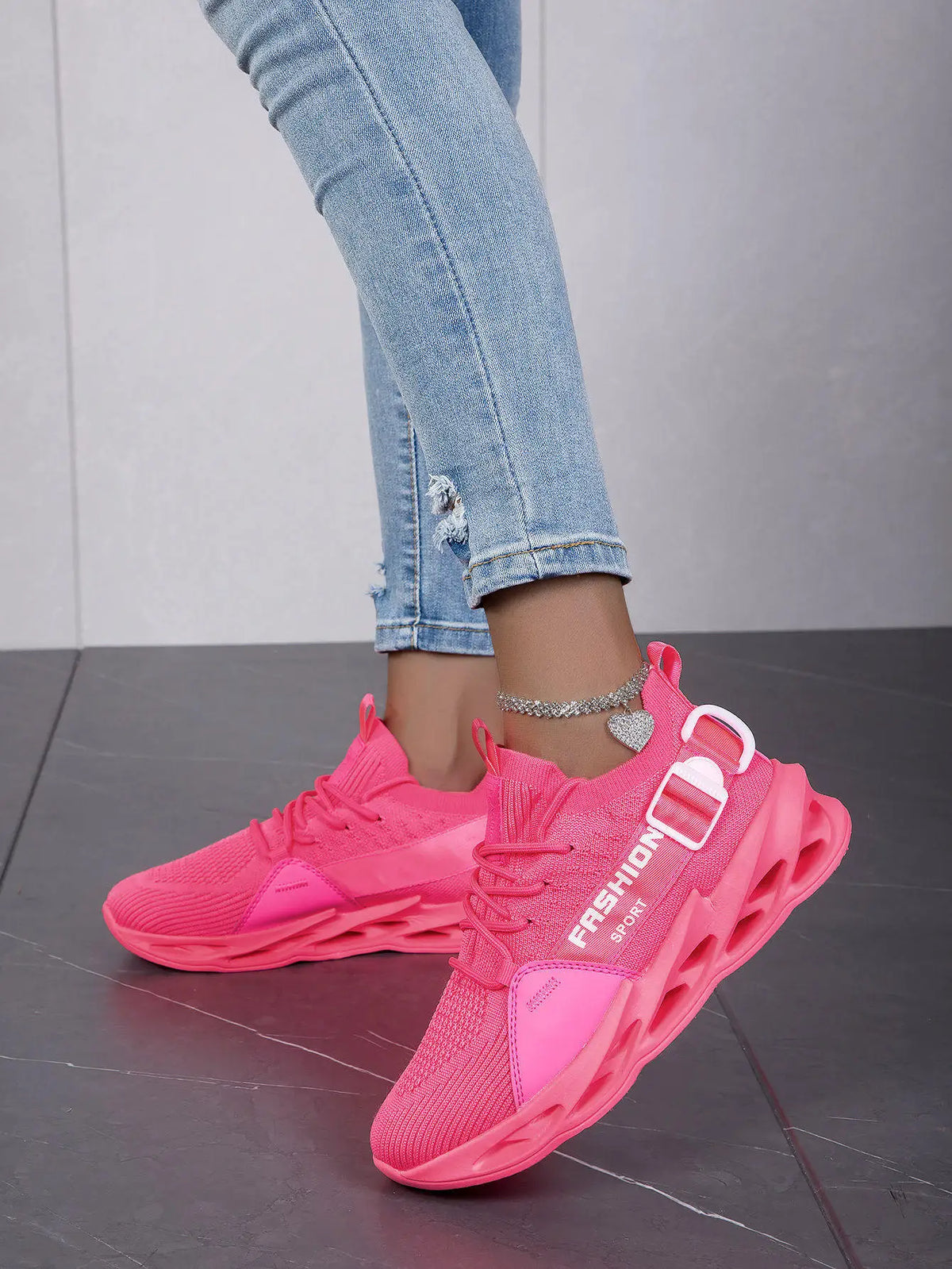 Modische lila Freizeit-Sneaker für Damen und Herren, Blade-Laufschuhe, große Größe 48, leichte, atmungsaktive Sportschuhe für Herren, Mesh-Sneaker