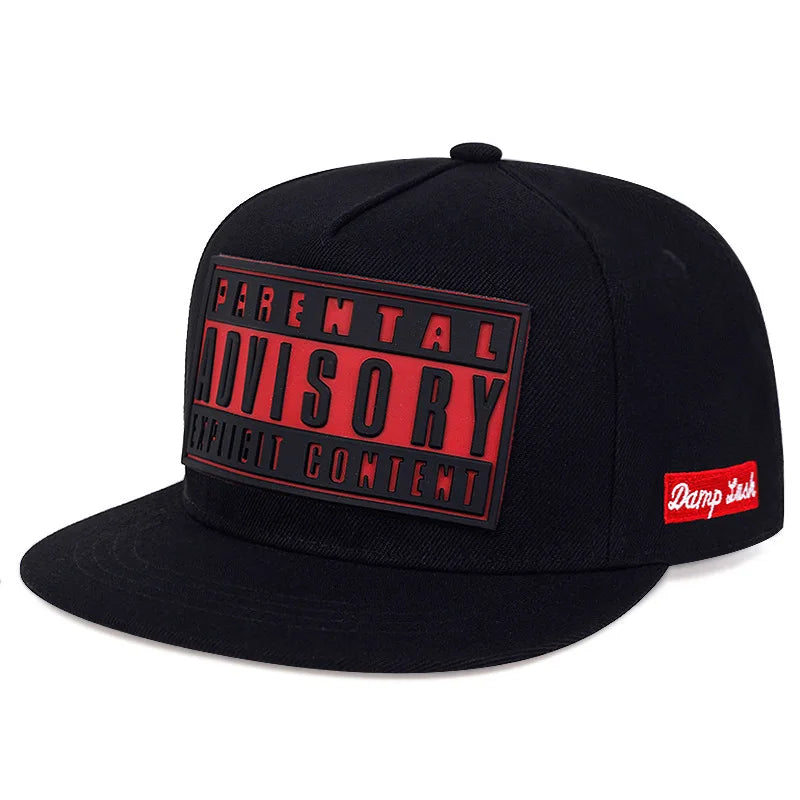 Casquette à visière plate, tendance, avec patch, à fermeture à pression, style hip-hop, à blocs de couleur, unisexe, légère, anti-UV, « dad hats » pour femmes et hommes