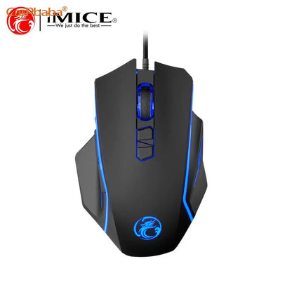 USB Wired Optical Gaming Mouse, 7200 DPI Ergonomic Gaming Mouse with 6 Programmable Buttons for PC, Laptop & Desktop Gaming
