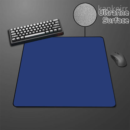 Svart Speed-musmatta i enfärgad design med hög elasticitet, halkfri undersida, premium gamingmusmatta för e-sport med ultrafin yta, deskmat