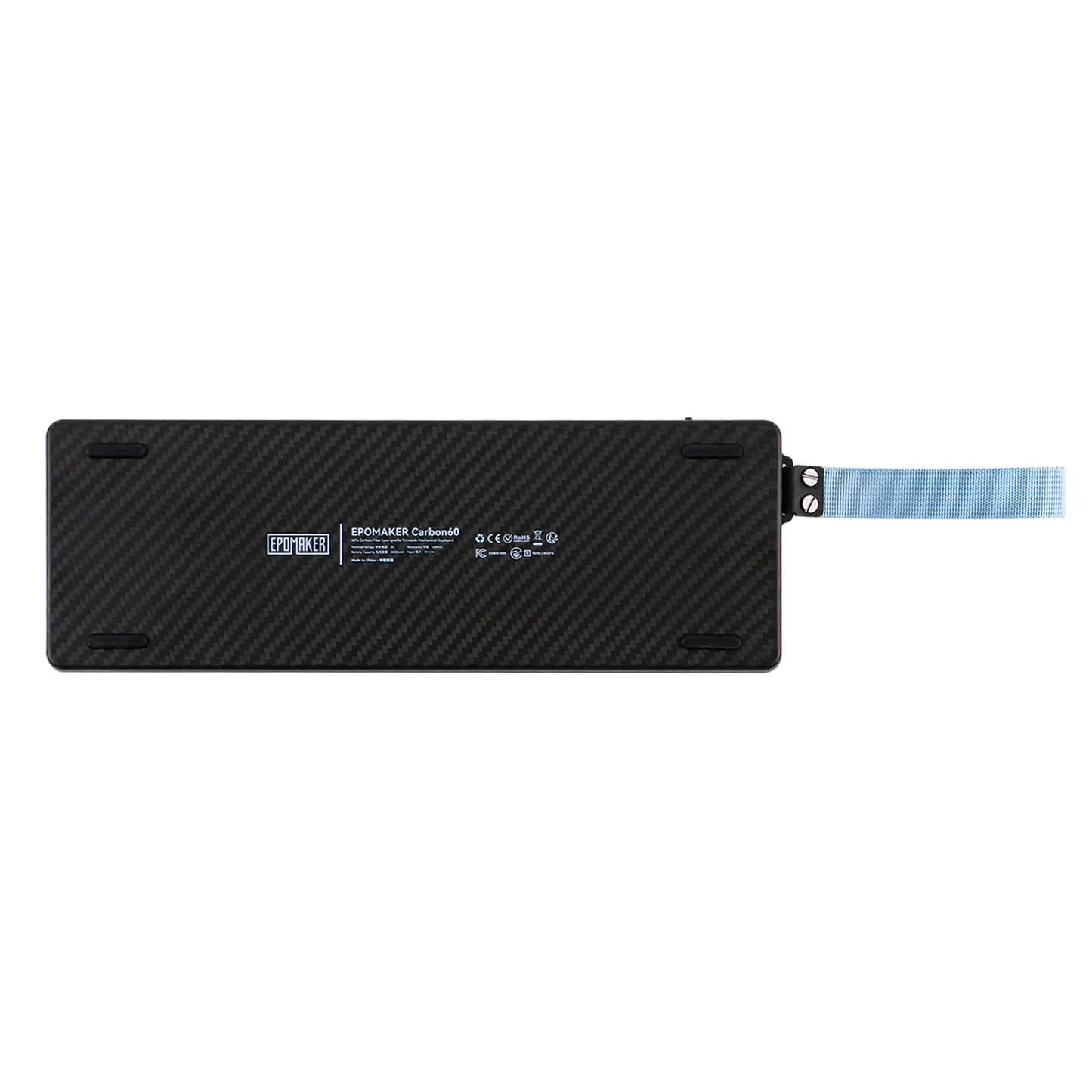 EPOMAKER Carbon60 60% QMK/VIA ANSI VIA Wired/Bluetooth 5.0/2.4GHz Wireless Portable Mechanical Keyboard Carbon Fiber Case