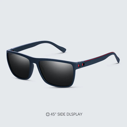Fashion High Quality Brand New Polarized UV400 Sunglasses Men Women‘s Square Matte Frame Glasses