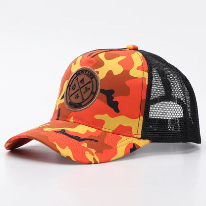 Sommer-baseballkasket i mesh til kvinder og mænd med bogstavpatch, snapback-kasket, afslappet, åndbar, unisex, street, hiphop, trucker-kasketter