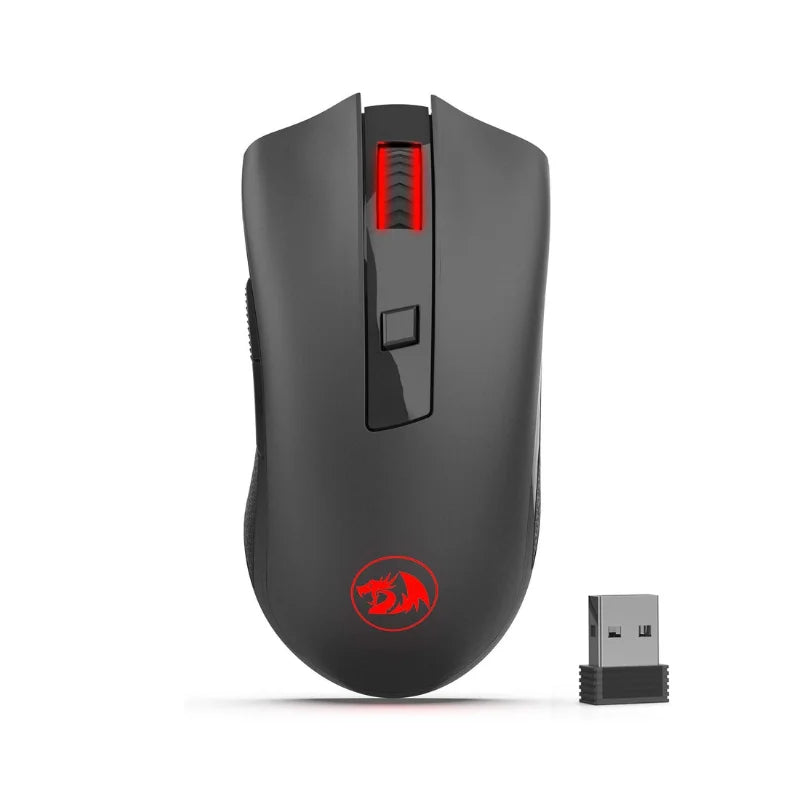 Redragon M652 optički 2.4G bežični miš s USB prijamnikom, prijenosni miš za gaming i ured, 5 podesivih razina DPI-ja