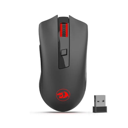 Redragon M652 optički 2.4G bežični miš s USB prijamnikom, prijenosni miš za gaming i ured, 5 podesivih razina DPI-ja