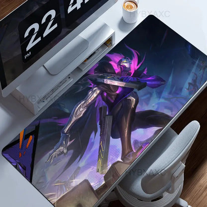 Game Jhin L-League of Legends Mousepad Large Computer Gaming Accessories MousePads Desk Mats Anti-slip Laptop Soft Mice Pad