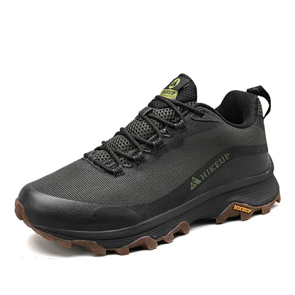 HIKEUP Chaussures de course en plein air pour hommes et femmes, antidérapantes, randonnée, camping, sports de trail, chaussures de sécurité pour hommes, confortables, baskets de trekking