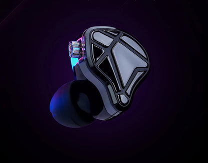 KZ Nouveaux écouteurs intra-auriculaires Axas FPS pour le jeu, avec DSP réglable professionnel, réduction de bruit, câble 2 broches détachable, écouteurs ergonomiques pour e-sport