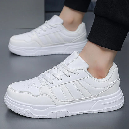Plus Big Size 50 51 52: zapatillas de cuero para hombre, zapatillas deportivas informales, zapatillas planas de skate para dropshipping