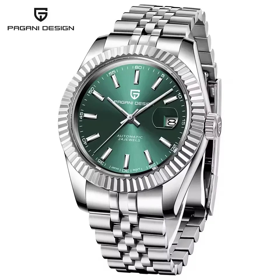 PAGANI DESIGN 40MM Men Mechanical Watch Top Luxury Japan movement Automatic Watch Sport Stainless Steel Waterproof Men Watches