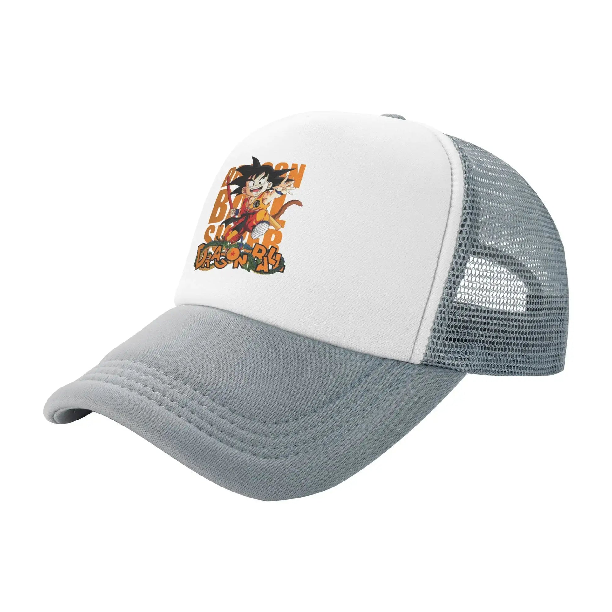 Dragon Ball Z Trucker Hat Super Saiyan Son Goku Hat Sun Hat Sun Caps Adjustable Snapback Caps Mesh Baseball Caps Wholesale New, produit gaming premium Fraquane