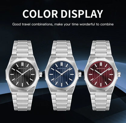 Novo relógio de pulso masculino Specht & Söhne 2026, raro e elegante, ultrafino, 38MM, em aço, cristal de safira, quartzo VH31
