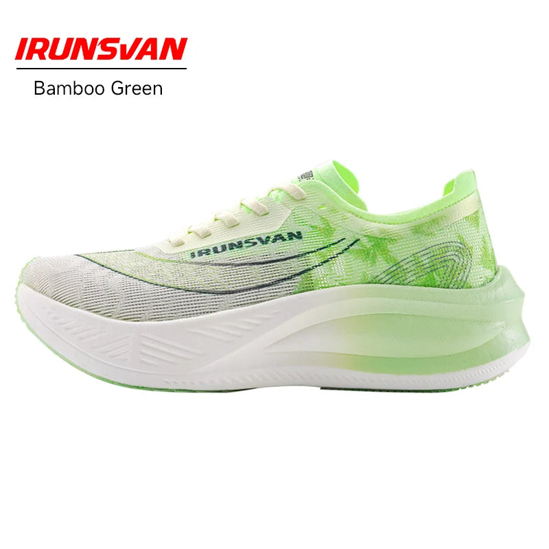 Scarpe da maratona IRUNSVAN con soletta in carbonio: scarpe sportive professionali, stabili, con supporto, assorbimento degli urti, ultraleggere e con ottimo rimbalzo