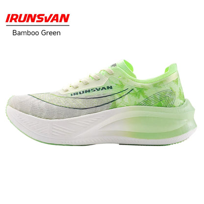 Scarpe da maratona IRUNSVAN con soletta in carbonio: scarpe sportive professionali, stabili, con supporto, assorbimento degli urti, ultraleggere e con ottimo rimbalzo