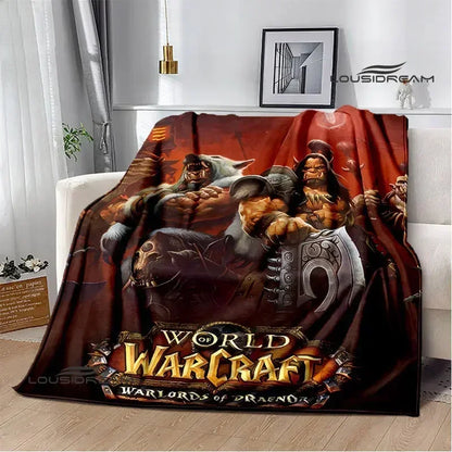Game World of Warcraft Printed Blanket Picnic blanket Warm Flannel blankets Home bed linings blankets for beds Birthday Gift