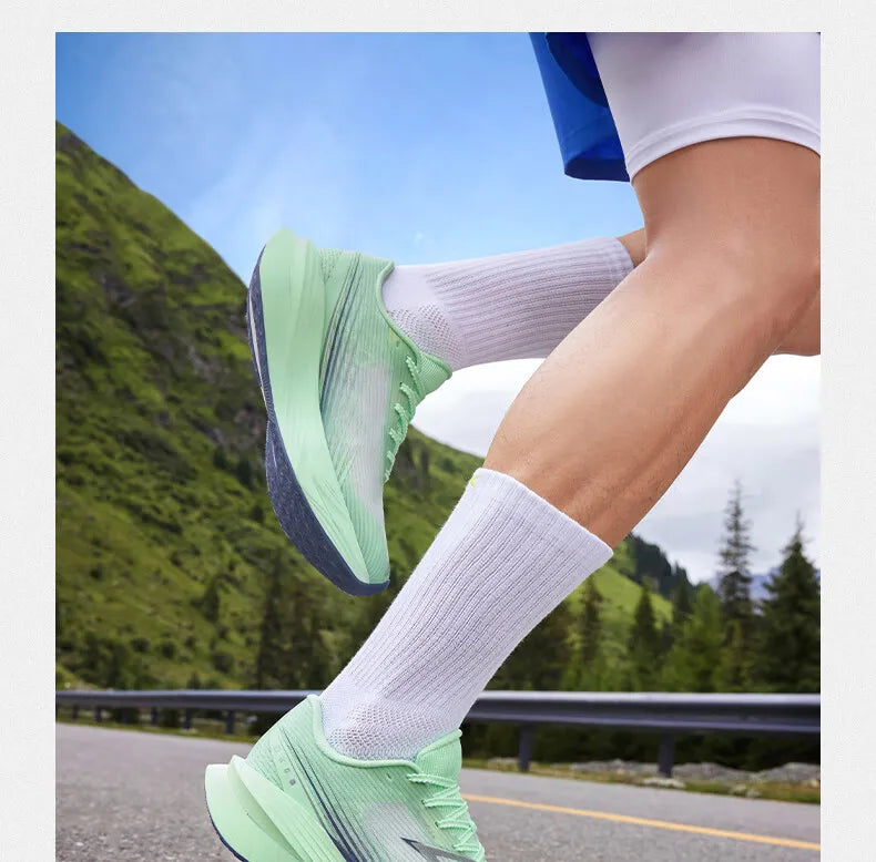 361 Degrees Furious ET Men's Running Shoes Carbon Plate Racing Marathon Rebound Breathable Cushioning Male Sneakers 672512216F