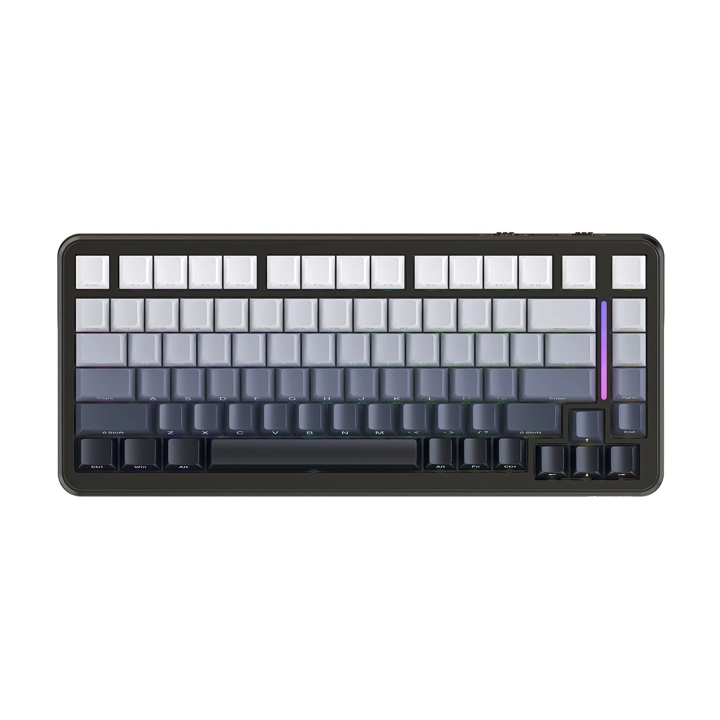 ATTACK SHARK M86 Wireless Mechanical Keyboard 75% Tri-Mode RGB Hot-Swappable Mechanical Keyboard with Side-Printed PBT Keycaps & 4000mAh Battery