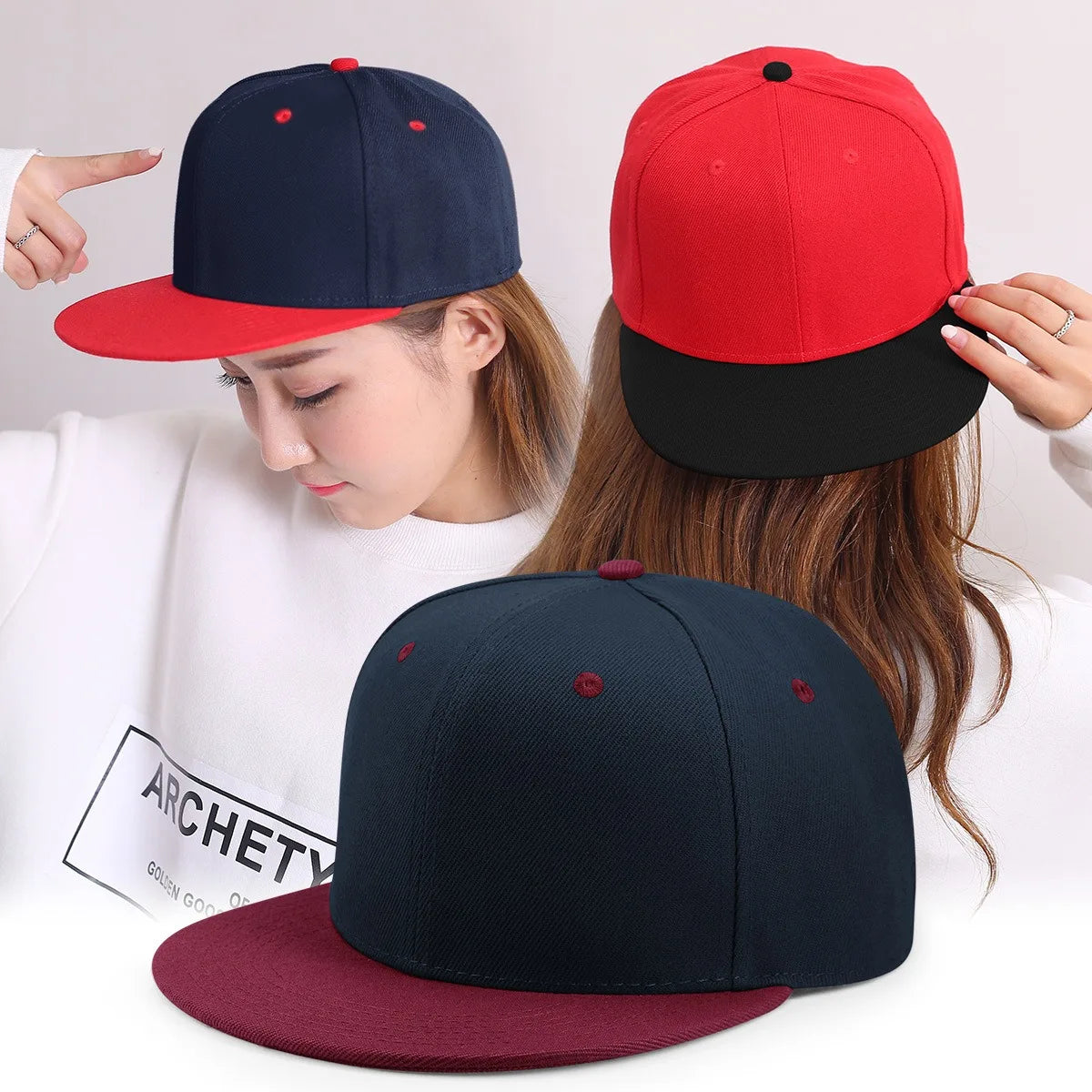 SLECKTON Kasketter med brugerdefineret logo – Hiphop-snapback-kasketter i høj kvalitet – Bogstavbroderi – Branddesign – Trucker-kasket – Engros-kasketter – Voksenstørrelser