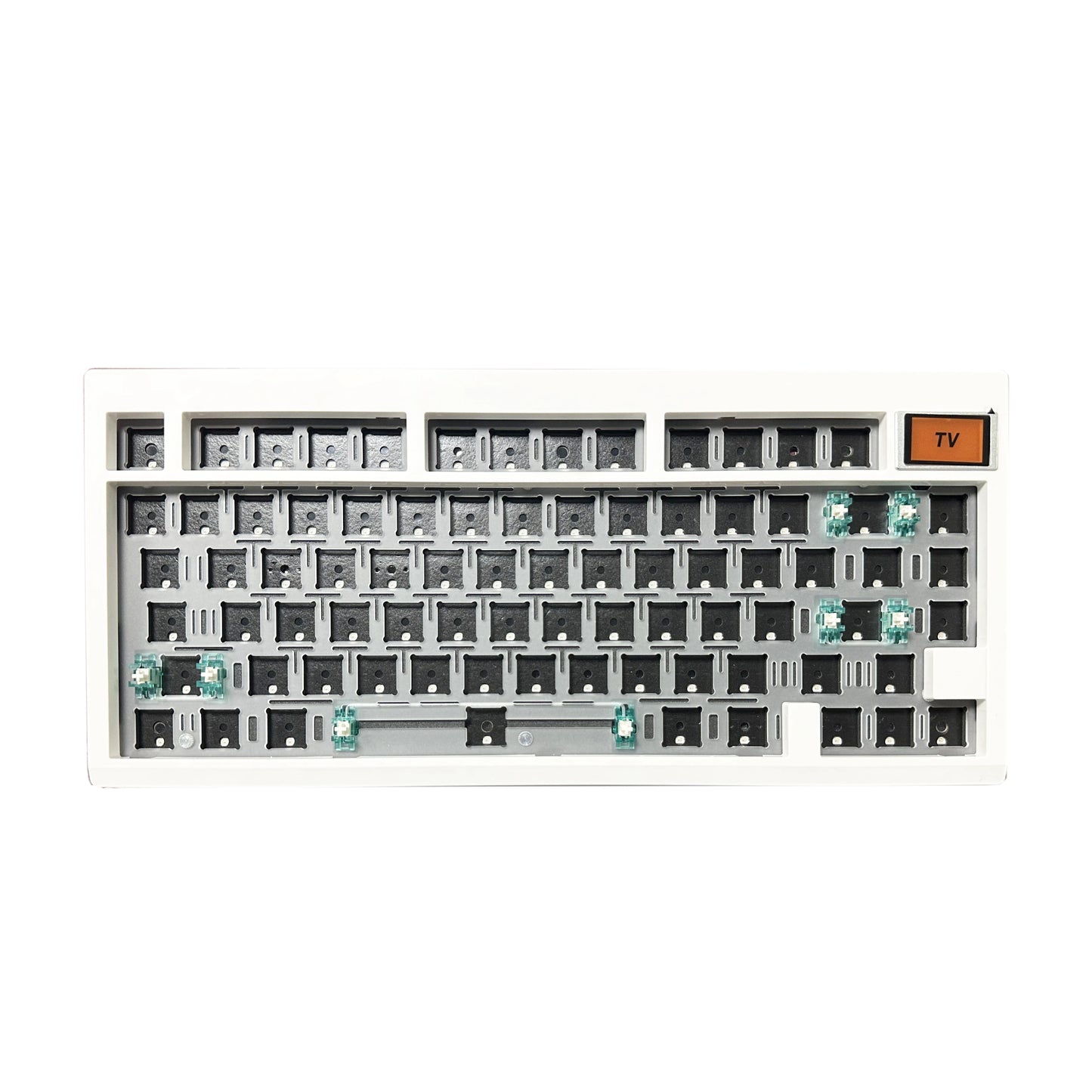 Kit tastiera meccanica ZUOYA GMK81 hot-swappable Bluetooth 2.4G wireless con retroilluminazione RGB, struttura gasket, supporto per