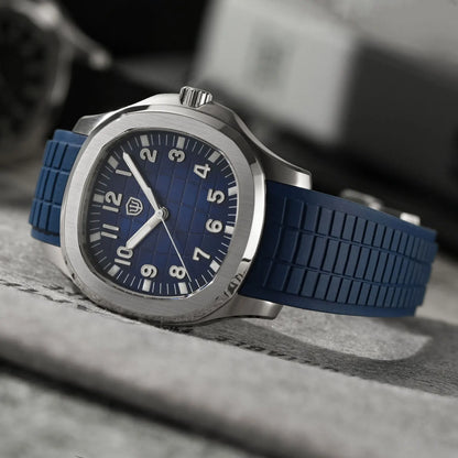 Watchdives WD008 38mm Dive Men Watch VH31 Sweep Second Quartz Movement Sapphire Super Luminous 100m Waterproof Watches