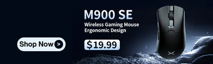 Delux M800mini Wireless Gaming Mouse 46g Lightweight PAW3395 Sensor 26000 DPI, 1000Hz Polling Rate Gaming Mouse for PC Gamer