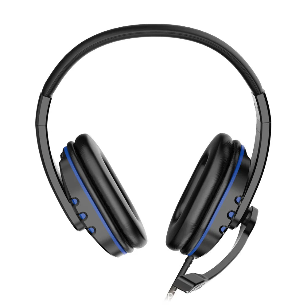 3.5mm Wired Gaming Headset with Microphone for PS4, PC & Laptop, Stereo Gaming Headphones with Noise Cancelling Mic, Over-Ear Wired Gaming Headset