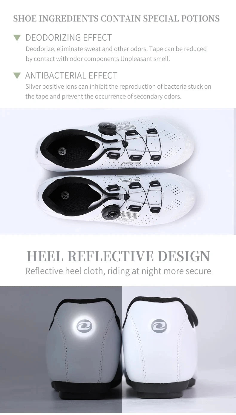 LAMEDA Pro Cycling Shoes Lock Shoes Road Bike Men and Women Hard Sole Bicycle Special Cycling Shoes MTB Bicycle Team Lock Shoes