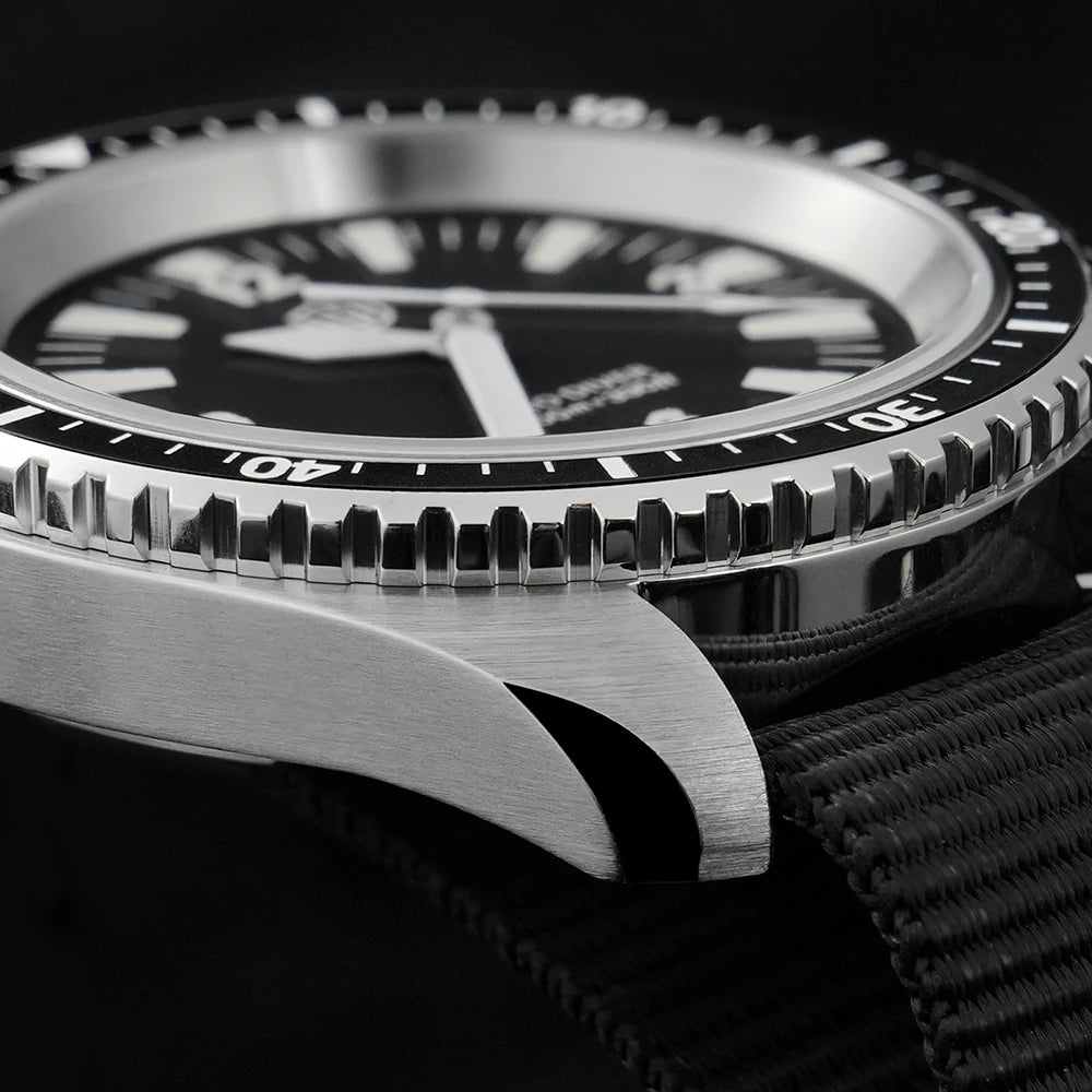 Watchdives WD1980 V3 Quartz Watch VH31 Sweep Movement Sapphire Vintage Watch 100m Waterproof Stainless Steel Luminous Mens Watch