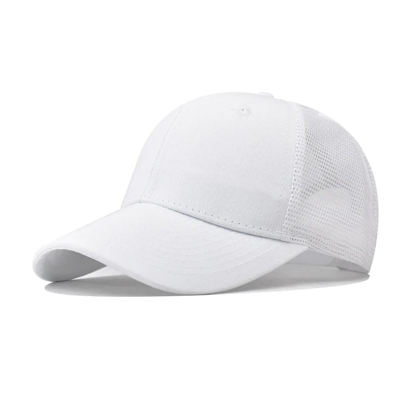 Cappellino da baseball per adulti, cappellino a rete, visiera curva poco profonda, cappello unisex, cappello estivo, cappello traspirante, cappellino da ombra, cappellino per primavera e autunno, cappellino hip hop aderente