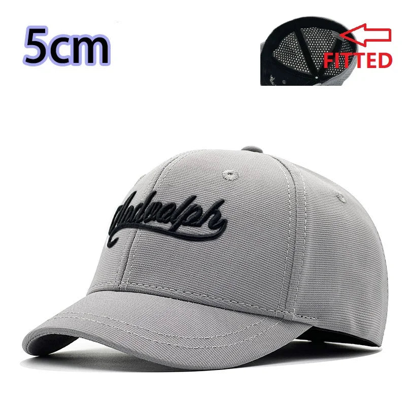 Casquettes de baseball à fond fermé, grande taille, en maille respirante, style « trucker », pour hommes à la tête large, casquette de sport haute, extra-large, 60 cm, 65 cm