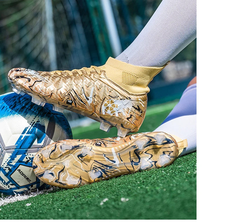 New Men Professional Soccer Shoes Non-slip Football Boots Unisex Breathable Futsal Sports New Cleats Drop Shipping Ultralight