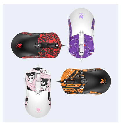 2026 Wired Gaming Mouse RGB with Anti-Slip Grip, 6-Key Ergonomic Gaming Mouse for PC, Desktop & Laptop, Adjustable DPI Wired Gaming Mouse