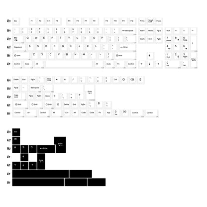 KBDiy GMK Apollo Keycaps ISO PBT Cherry Profile Retro Double Shot Keycap for MX Switches Alice 60 Mechanical Keyboard Key Caps