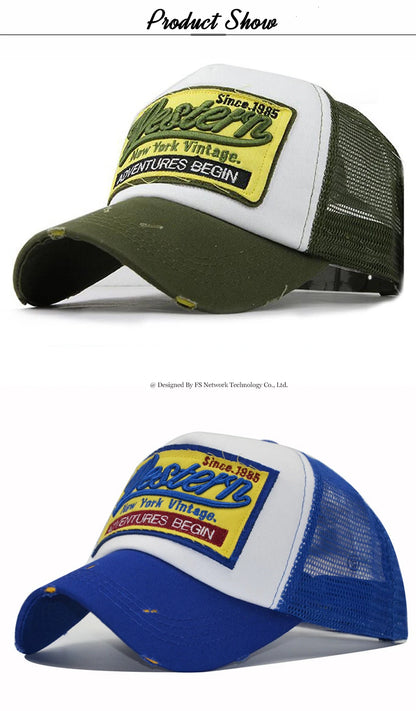 FS Brand gulgrøn mesh-truckerhat, sommer- og street-baseballkasketter til mænd og kvinder, modekasket med snapback, hiphop-kasket, Gorra Hombre