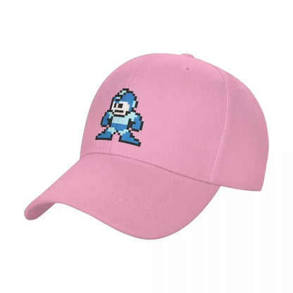 Megaman 8-bits baseballpet, zomerhoed, strandhoed, heren, golfkleding, dames