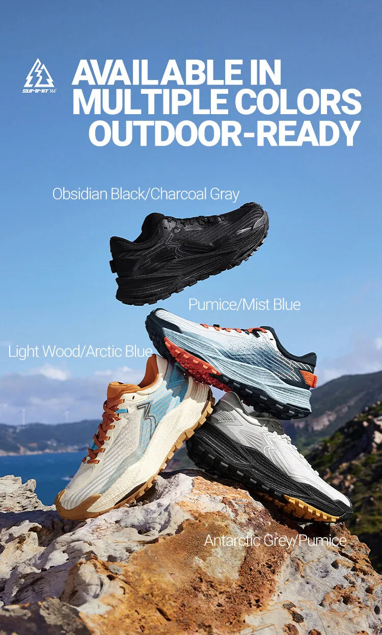 361 Degrees WUXIA 2 Laufschuhe, leicht, atmungsaktiv, dämpfend, rutschfest, weich, Outdoor-Wanderschuhe, vielseitige Sneaker für Herren, 672542201