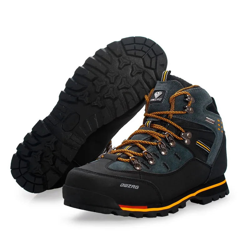 Wanderschuhe für Herren, Outdoor-Bergsteiger-Sneaker, hochwertige modische Freizeit-Schneestiefel für Herren