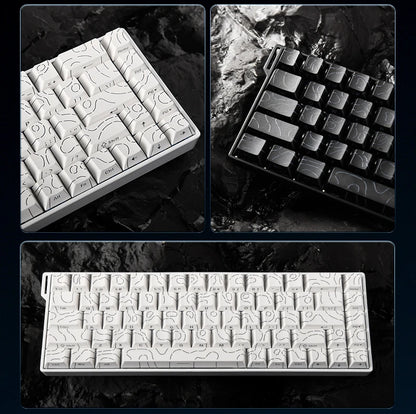 AJAZZ AK680 V2 E-sports magnetic switch keyboard 8K Polling Rate 128K Uitra-high Scan Rate  Aluminum Alloy Positioning Plate