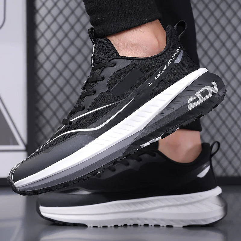 Chaussures de marche pour homme, outdoor, antidérapantes, de bonne qualité, tendance, plates, résistantes à l'usure, respirantes, baskets décontractées, sportives, chaussures de course pour homme