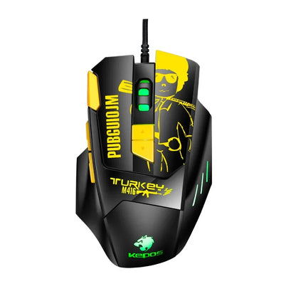 USB Wired Gaming Mouse 6800 DPI Professional Ergonomic Gaming Mouse with 8 Programmable Buttons, RGB Optical USB Computer Mouse for PC & Laptop