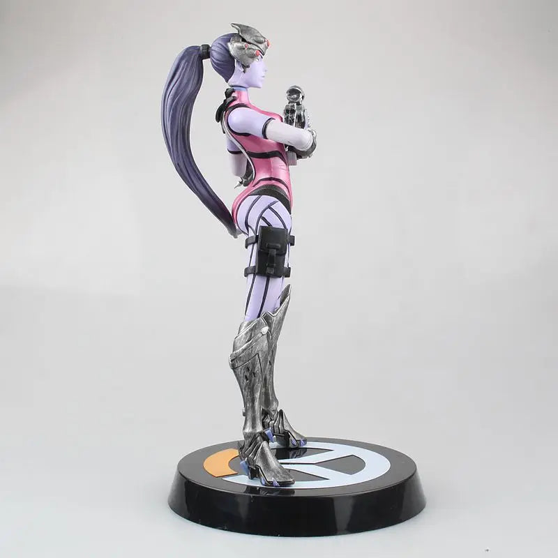 Estátua de Jogo Overwatch De Pioneer Black Lily Hand Blizzard, Modelo de Exposição com Acessórios Ajustável e Articulável