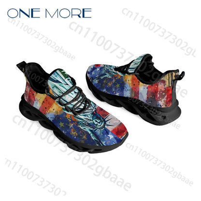 Amerikanische 250er-Serie zum Unabhängigkeitstag – Freizeit-Schuhe für Jungen und Mädchen – Personalisiert – Exklusives Design mit amerikanischer Flagge – Coole Sportschuhe für Kinder – Auf Lager