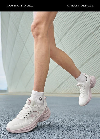 XTEP Running Shoes For Women 2025 Summer New Elastic Comfortable Wear-Resistant Training Professional Sports Shoes 875218110067
