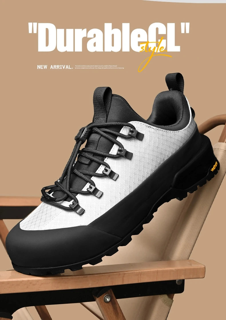 2025 New Hiking Shoes Non-Slip Grip Men's Spring Fall Outdoor Casual Sports Shoes Breathable Comfortable Durable Leisure Sneaker