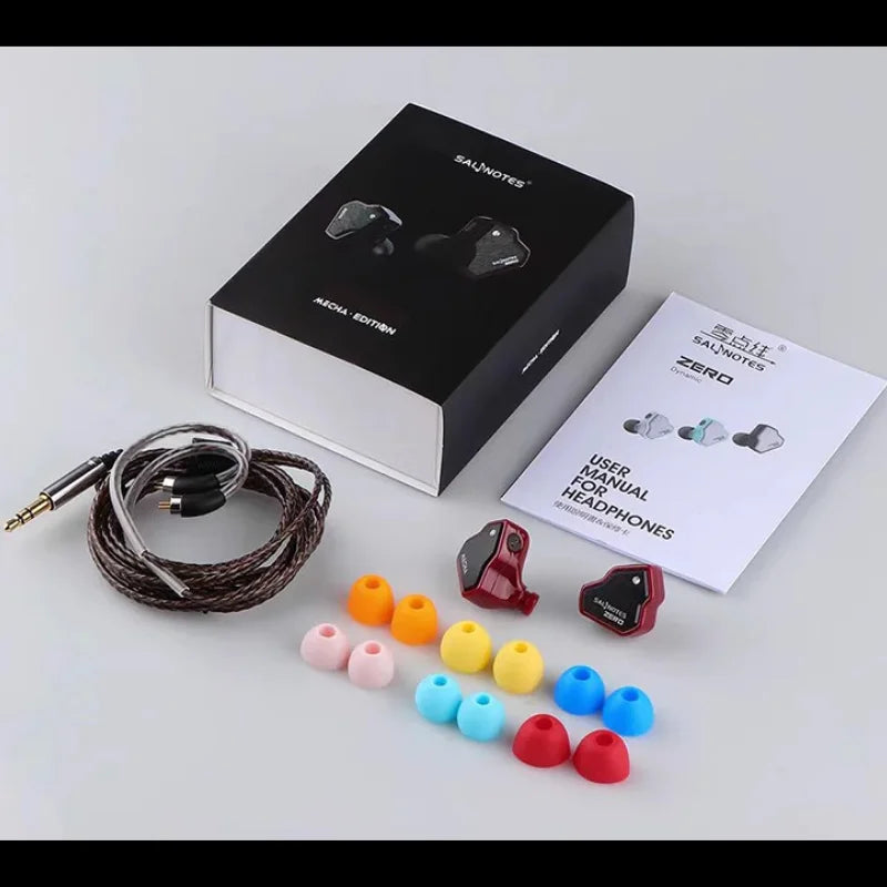 7Hz Salnotes Zero HiFi 10mm Dynamic Driver In Ear Earphone IEM Metal Composite Diaphragm N52 Magnet