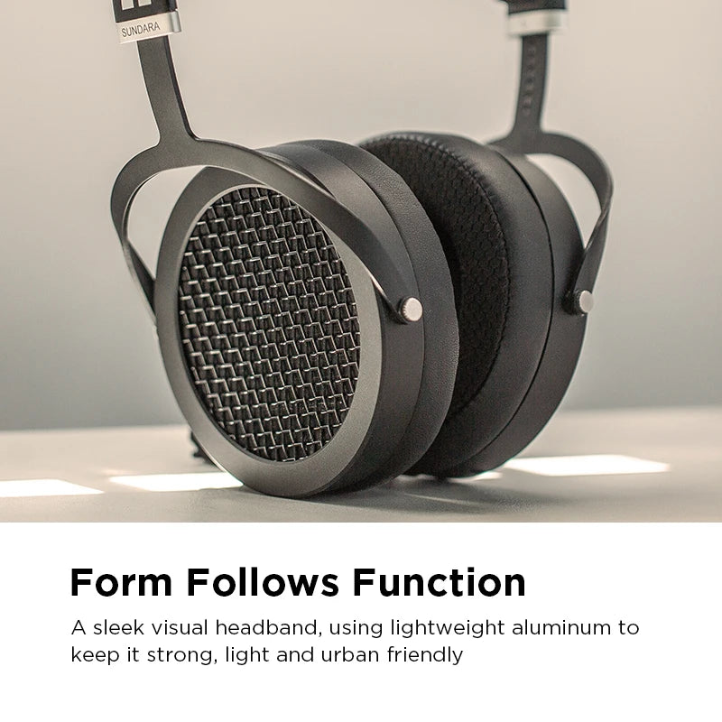 HIFIMAN SUNDARA Planar Magnetic Headphones Over-Ear HiFi Open-Back Headphones with Metal Casing High Fidelity Audio Design