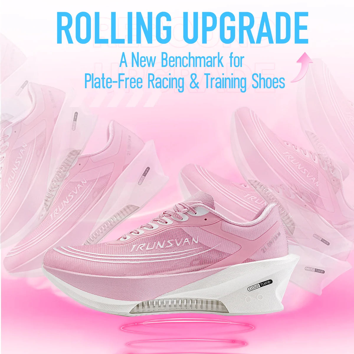 IRUNSVAN Airflow Capsule Scarpe sportive da maratona senza linguetta Scarpe da corsa esclusive per uomo e donna 166